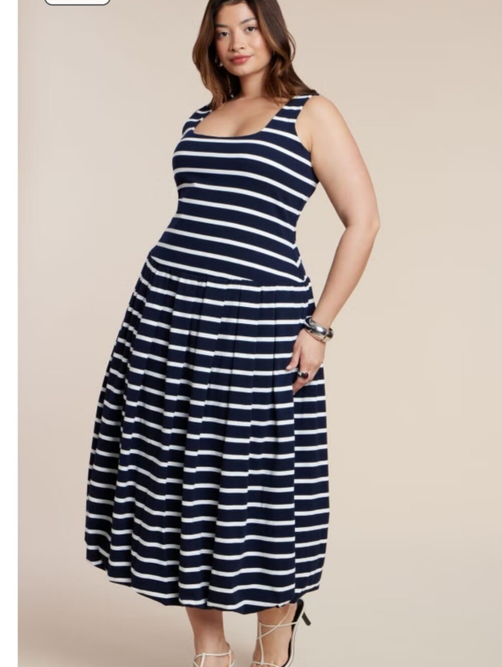 Eloquii SZ 16 NWOT Drop Waist Dress w/Bubble Skirt